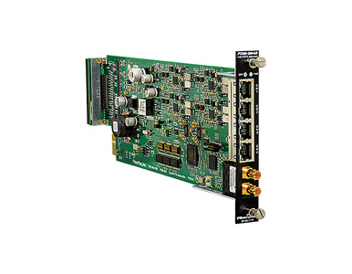 Patton FOM-3841-L12 - 4 Channel Isolator for telephone (POTS), exchange side, Multimode LC Optics by PATTON