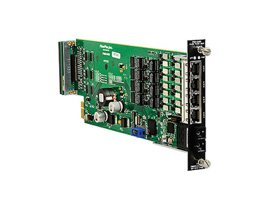 Patton FOM-5400-T12 - Isolator Multiplexer for (4) T/E Carrier (DS0 to E2 rates, ISDN PRI), Multimode ST optics, Slide-in card f by PATTON