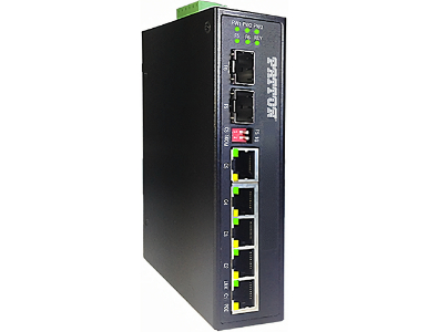 Patton FP1005E/2SFP/DC – Unmanaged Industrial Gigabit Ethernet Switch; 4 x 10/100/1000 (RJ45); 1 x GigE SFP, 1 x SFP/TX Combo by PATTON