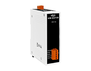 ICP DAS GW-2215i - Modbus/TCP to RTU/ASCII Gateway with PoE and 1 Isolated RS-422/485 by ICP DAS