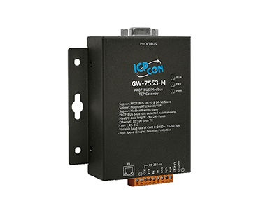 ICP DAS GW-7553-M - ProfiBus / Modbus TCP Gateway (Metal Case) by ICP DAS