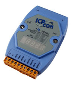 ICP DAS I-7012FD - High speed Analog input module with Display by ICP DAS