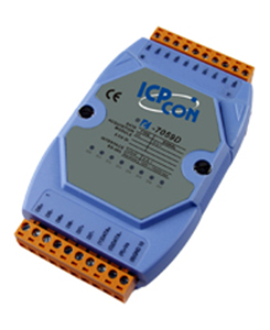 ICP DAS I-7059D - 8 channel Isolated AC voltage Digital Input Module with Display, 10 ~ 80 VAC Inputs by ICP DAS