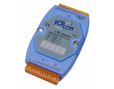 ICP DAS I-7522AD - Intelligent Communication Controller with one RS-485 Port, one RS-232 Port and one RS-422 Port and Display. by ICP DAS
