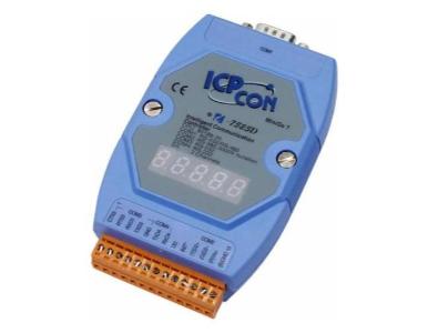 ICP DAS I-7523D - Embedded Communication Controller with one RS-485 port, two RS-232 ports, and one RS-232/RS-485 port and Displ by ICP DAS