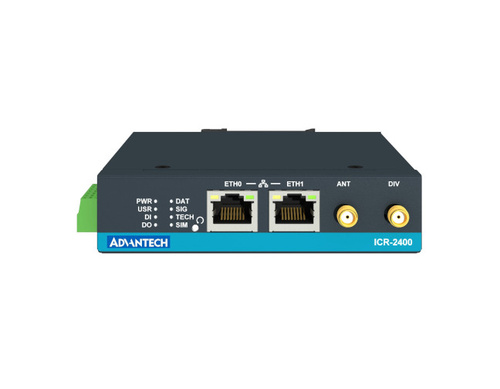 Advantech ICR-2441 - ICR-2400, NAM, 2x Ethernet , 1x RS232, 1x RS485, Metal, Without Accessories by Advantech