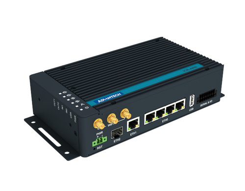 Advantech ICR-4401 - ICR-4400, GLOBAL, 5x Ethernet, 1x RS232, 1x RS485, CAN, SFP, USB, SD, Without Accessories by Advantech