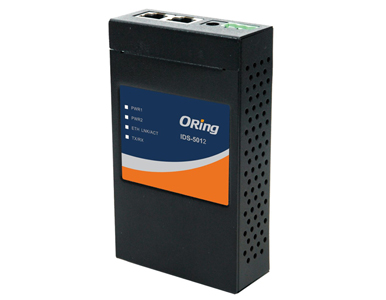 ORing IDS-5012  - Palm size 1x RS232/422/485 to 2x 10/100TX (RJ-45) Device Server by ORing Industrial Networking