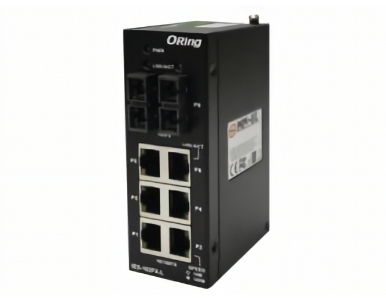 ORing IES-162FX-MM-SC-L - 6FE + 2 SC Multi-mode Unmanaged Ethernet Switch by ORing Industrial Networking