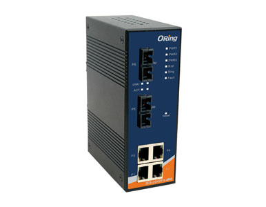 ORing IES-2042FX-MM-SC  - Rugged 4x 10/100TX (RJ-45) + 2x 100FX (Mulit-Mode / SC) by ORing Industrial Networking