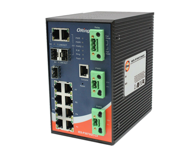 ORing IES-P3073GC-LV - IEC 61850-3 Managed Ethernet Switch with Rugged 7x 10/100TX (RJ-45) + 3 x 100/1000 Combo (SFP/RJ-45) by ORing Industrial Networking