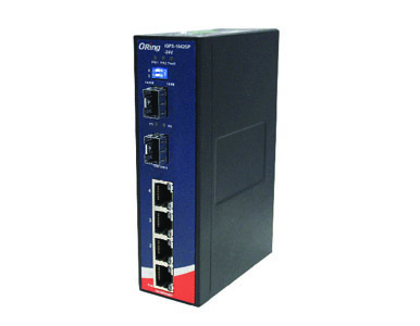 ORing IGPS-1042GP-24V - Slim Type 4 x 10/100/1000TX (RJ-45) PoE+, + 2 x 1000Base-X SFP slot by ORing Industrial Networking