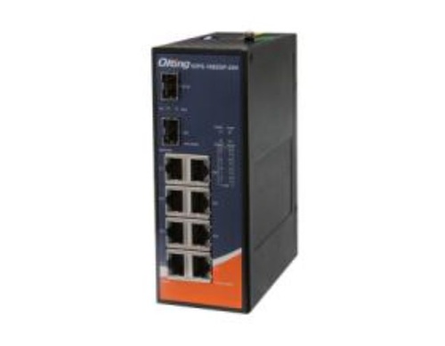 ORing IGPS-1082GP-24V - Industrial 10-port unmanaged Gigabit PoE Ethernet switch with 8x10/100/1000Base-T(X) P.S.E. and 2x100/10 by ORing Industrial Networking