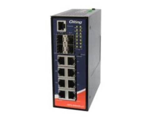 ORing IGPS-9084GP-LA-PN - Industrial Slim 12-port Secured managed Gigabit PoE Ethernet switch with 8x10/100/1000Base-T(X) P.S.E. by ORing Industrial Networking