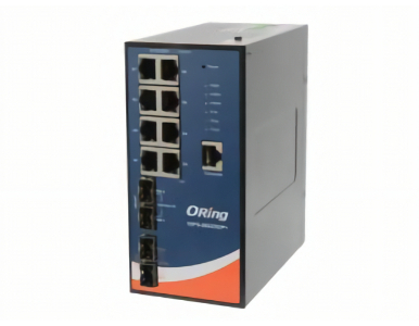ORing IGPS-9822DGP+ - 8GE PoE + 2 100/1G/2.5G SFP + 2 1G/10G SFP Managed Ethernet Switch, IEEE 802.3af/at by ORing Industrial Networking