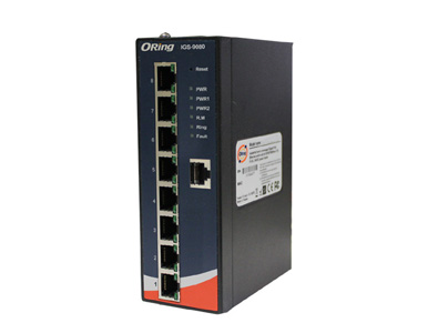 ORing IGS-9080 - Rugged 8x 10/100/1000TX (RJ-45) by ORing Industrial Networking