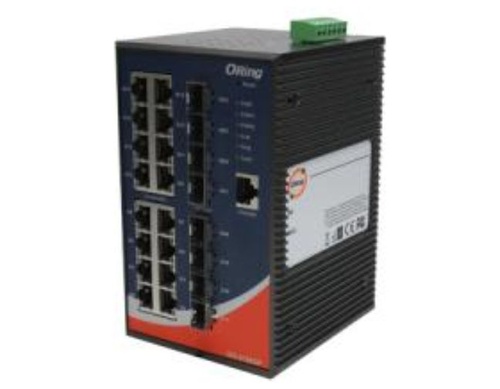 ORing IGS-9168GP-PN - Industrial 24-port managed Gigabit Ethernet switch with 16x10/100/1000Base-T(X) ports and 8x100/1000Base-X by ORing Industrial Networking