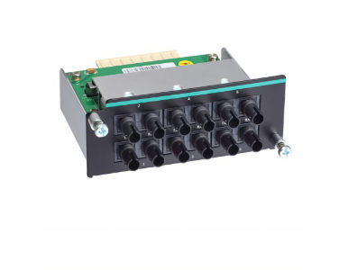 Moxa IM-6700A-6MST - Fast Ethernet module with 6 multi-mode 100BaseFX ports with ST connectors by MOXA
