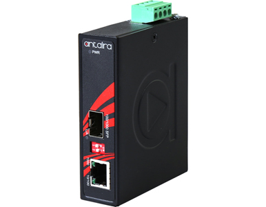 Antaira IMC-C1000-SFP-T-CC - Compact Industrial Gigabit Ethernet Media Converter, with 10/100/1000TX To 100/1000 SFP Socket; EOT by ANTAIRA