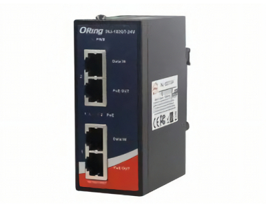 ORing INJ-102GT++-24V - 2-port Gigabit 90W PoE Injector, IEEE802.3at/LTPoE++, 24-50VDC by ORing Industrial Networking