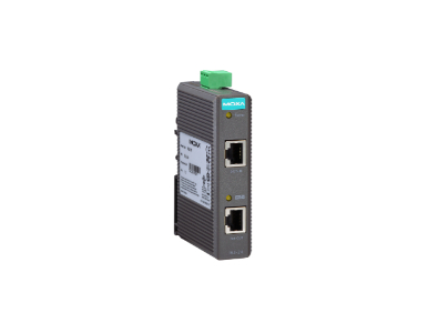 Moxa INJ-24 - Industrial IEEE802.3af/at PoE injector, maximum output of 30W at 24/48 VDC, 0 to 60  Degree C by MOXA