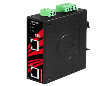 Antaira INJ-C201G-bt-H-100-24-T - Industrial Gigabit Enhanced PoE++ Injector - 1*10/100/1000Base-T(X) with Enhanced PoE-PSE (H-T by ANTAIRA