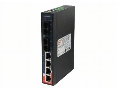 ORing IPS-1042FA-MM-SC - 4FE PoE + 2 SC Multi-mode Unmanaged Ethernet Switch, IEEE 802.3af/at by ORing Industrial Networking