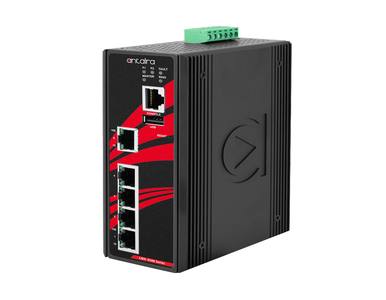 Antaira LMX-0500-V2 - 5-Port Industrial Light Layer 3 Managed Ethernet Switches w/5*10/100Tx - Version 2 Hardware by ANTAIRA