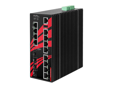 Antaira LMX-1604G-4XS-T - 16-Port Industrial Gigabit Managed Ethernet Switch, with 12*10/100/1000Tx and 4*10G SFP Slots; 48~55VD by ANTAIRA