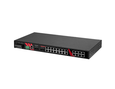 Antaira LMX-2804G-4XS - 28-Port Industrial Managed Gigabit Ethernet Switch, with 24*10/100/1000T Gigabit Ethernet + 4*1G/2.5G/10 by ANTAIRA