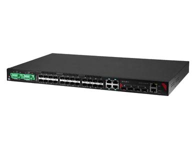 Antaira LMX-3228G-10G-SFP-DD - 32-Port Industrial Gigabit Managed Ethernet Switch, with 4*10/100/1000 RJ45 Ports, 24*100/1000 SF by ANTAIRA