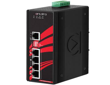 Antaira LNP-0500G-bt-T - 5-Port Industrial Gigabit IEEE 802.3bt PoE++ Unmanaged Ethernet Switch, w/4*10/100/1000Tx (90W/Port) an by ANTAIRA