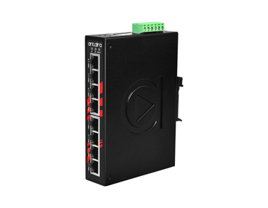 Antaira LNP-0800 - 8-Port Industrial PoE+ Unmanaged Ethernet Switch, w/8*10/100Tx (30W/Port), 48~55VDC by ANTAIRA