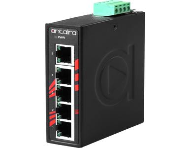 Antaira LNX-C500-T - Compact 5-Port Industrial Unmangaed Ethernet Switch, w/5*10/100TX; EOT: -40 to 75C by ANTAIRA
