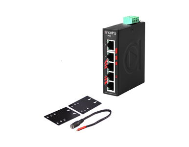 Antaira LNX-C500 - Compact 5-Port Industrial Unmanaged Ethernet Switch, w/5*10/100TX by ANTAIRA
