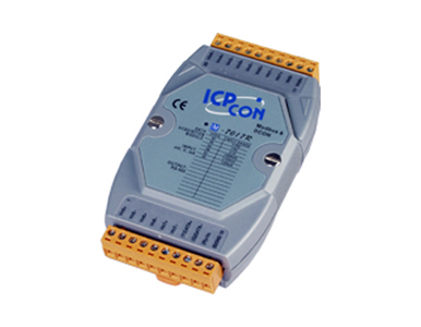 ICP DAS M-7017R - 8 Channel Voltage Input & Current Input Analog Input Data Acquisition Module, communicable over Modbus RTU and by ICP DAS