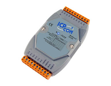 ICP DAS M-7053 - 16 Channel Digital Input Data Acquisition Module, communicable over Modbus RTU and RS-485, supports operating t by ICP DAS