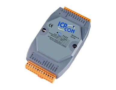 ICP DAS M-7055 - 8 Channel Isolated Digital Input (Counter) and 8 Channel Isolated Digital Output Data Acquisition Module, commu by ICP DAS