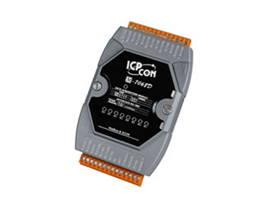 ICP DAS M-7068D - 4-channel Form A Relay Output and 4-channel Form C Relay Output Digital Input Module, communicable over RS-485 by ICP DAS