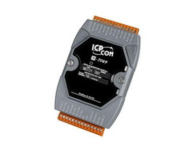 ICP DAS M-7069 - 4-channel Form A Relay Output and 4-channel Form C Relay Output, Digital Input Module, communicable over RS-485 by ICP DAS