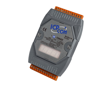 ICP DAS M-7088D - 8-Channel PWM Isolated Output and 8-Channel High Speed Counter Digital Input Module (Frequency), communicable by ICP DAS