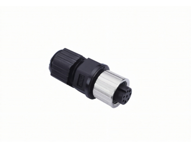 Moxa M12A-8PFF-IP68 - Field-installation A-coded screw-in 8-pin connector, female conn, female pin by MOXA