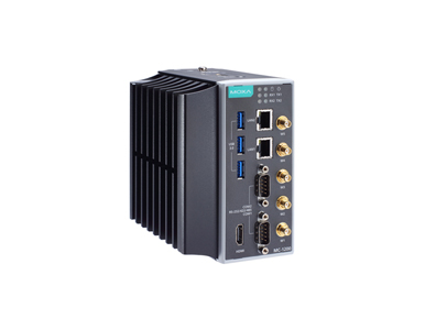 Moxa MC-1220-KL7-T-S - Intel Core i7-7600U, 2C/4T, 2.8 GHz CPU, w/ 1x HDMI, 2 Gigabit LAN ports, 2 RS/232/422/485 3-in-1 serial by MOXA