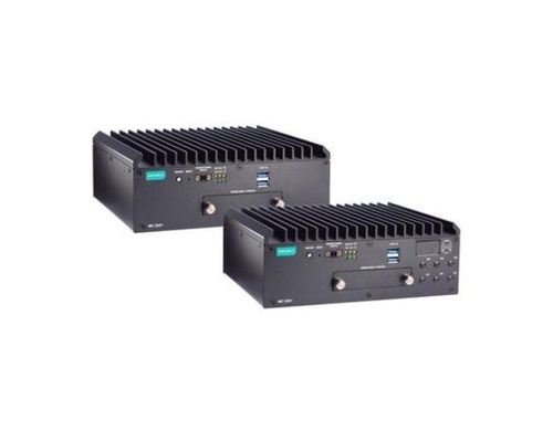Moxa MC-3201-TGL5-S-S - X86 fanless computer with Intel Core i5-1145G7E CPU, 4x GigaLan, 2x RS-232/RS-422/RS-485, 2xDP, 6x USB3. by MOXA