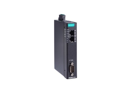 Moxa MGate 5134-T - 1-port Modbus RTU-ASCII-TCP-to-PROFINET gateways, -40 to 75C operating temperature by MOXA