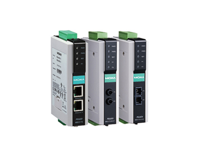 Moxa MGate MB3170I-M-SC - 1-port advanced Modbus gateway with 1 100BaseF(X) multi-mode fiber port (SC connectors) and 2 KV optic by MOXA