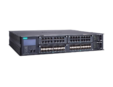 Moxa MRX-Q4064-L3-16XGS - Layer 3 modular managed 2.5 Gigabit Ethernet switch with 16 10GbE SFP+ ports, 3 slots for 16-port Giga by MOXA