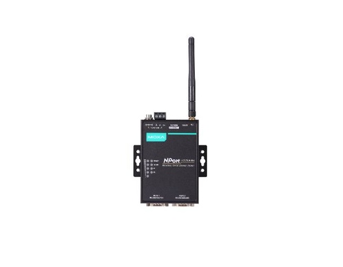 Moxa NPort W2150A-W4-US - 1-port RS-232/422/485 wireless device server with 802.11a/b/g/n WLAN US band, US plug, by MOXA