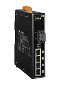 ICP DAS NS-205PFCS-24V - Single Mode 30 KM, SC Connector, 4 port Industrial Ethernet Switch by ICP DAS