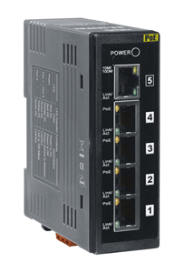 ICP DAS NS-205PSE - NS-205 with Power Over Ethernet by ICP DAS